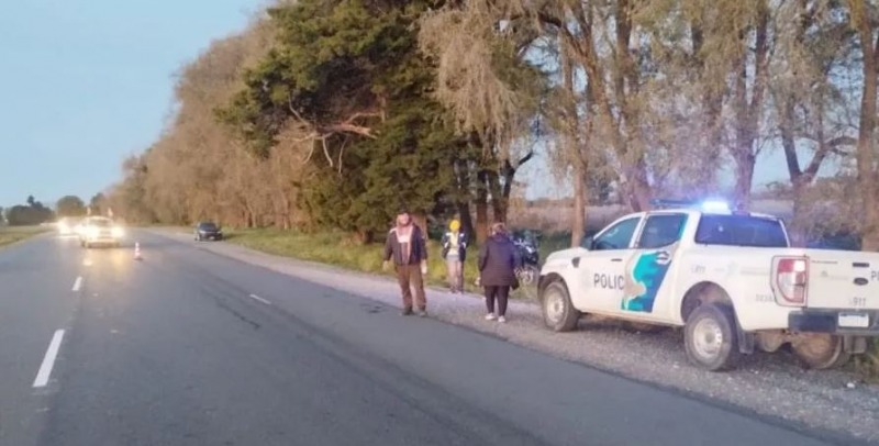 Dieron de alta al motociclista accidentado en Azul